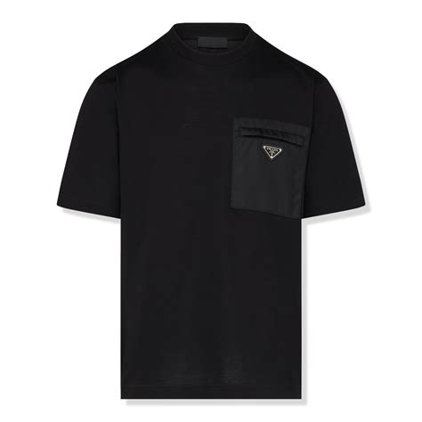 prada zip pocket t shirt|Prada nylon t shirt.